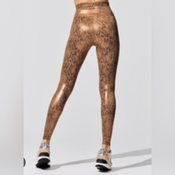 Beach Riot Piper Legging in Metallic Snake - Picture 2 of 7